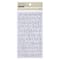 12 Pack: Glitter Script Alphabet Stickers by Recollections™